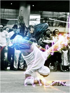 The dancing man